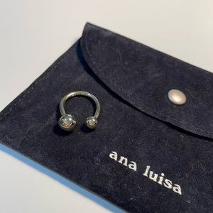 Ana Luisa Open Double Spheres Ring